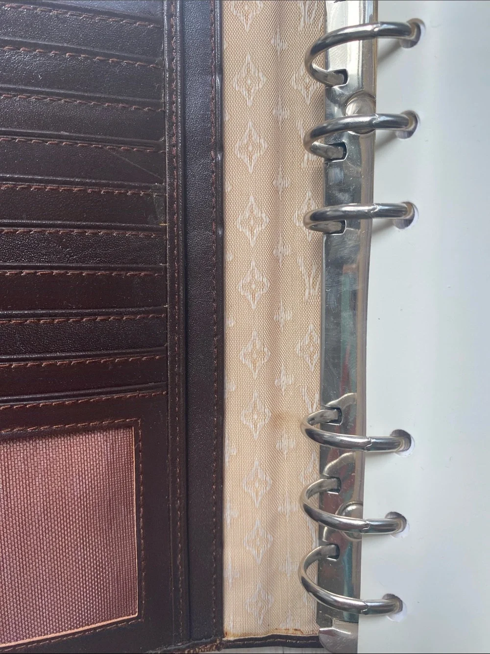 Never Used LV Brown Damier Ebene Checkered Passport/Agenda Wallet